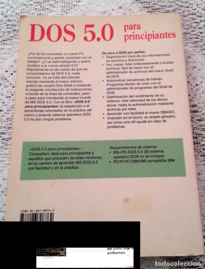 Libros de segunda mano: DOS 5.0 PARA PRINCIPIANTES - Foto 4