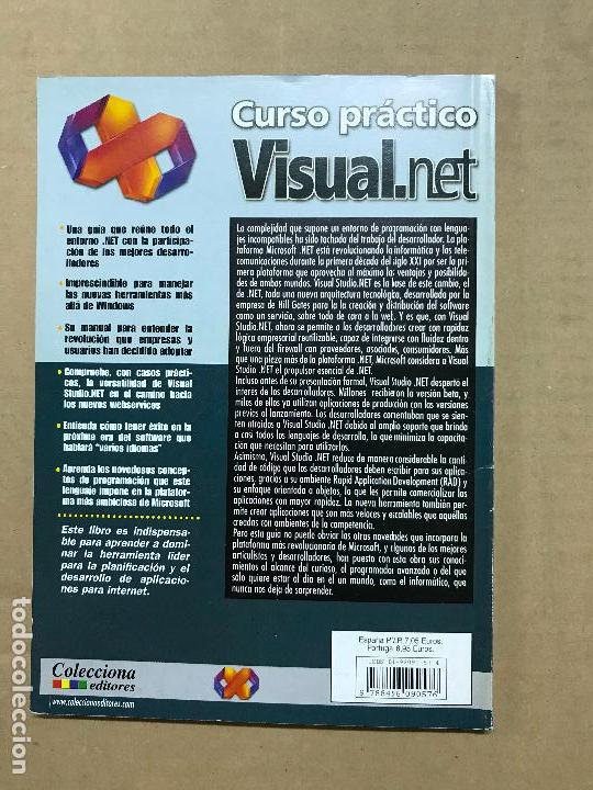 Libros de segunda mano: Curso pr&aacute;ctico Visual.net biblioteca t&eacute;cnica de programaci&oacute;n - Foto 2