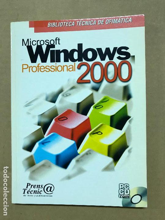 Libros de segunda mano: Microsoft Windows profesional 2000 biblioteca t&eacute;cnica de programaci&oacute;n - Foto 1