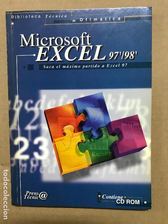 Libros de segunda mano: Microsoft excel  97/98 biblioteca t&eacute;cnica de ofimatica - Foto 1
