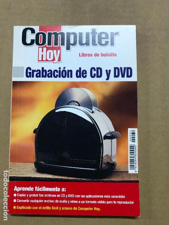 Libros de segunda mano: GRABACI&Oacute;N DE CD Y DVD. COMPUTER HOY - Foto 1