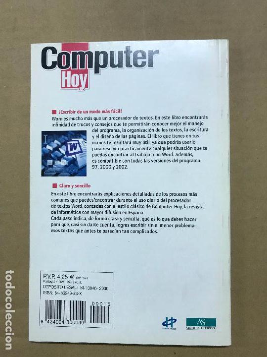 Libros de segunda mano: trucos de word COMPUTER HOY - Foto 2