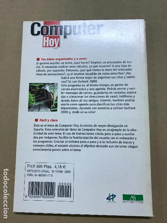 Libros de segunda mano: outlook 2000 f&aacute;cil  COMPUTER HOY - Foto 2