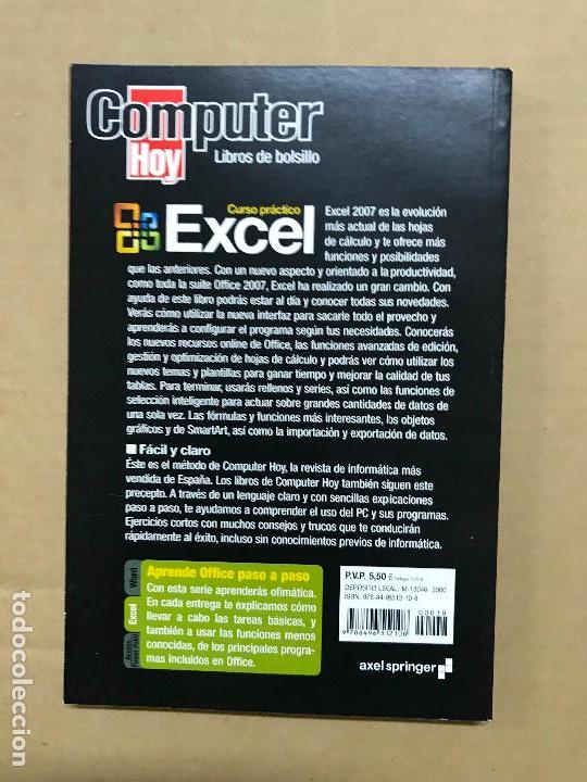 Libros de segunda mano: CURSO PRACTICO DE Excel 2007. Computer hoy - Foto 2