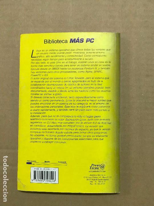 Libros de segunda mano: BIBLIOTECA TECNICA MAS PC - GUIA RAPIDA DE LINUX PARA PRINCIPIANTES - Foto 2