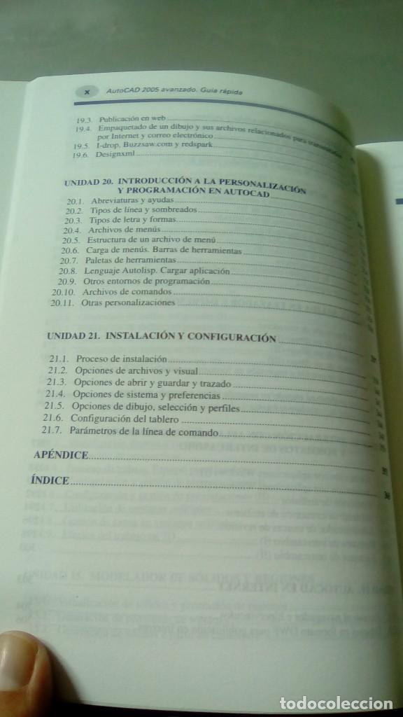 Libros de segunda mano: AUTOCAD 2005 AVANZADO: GUIA RAPIDA - Foto 6