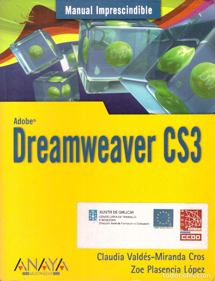 Libros de segunda mano: Dreamweaver CS3. Manual imprescindible; Anaya Multimedia - Foto 1
