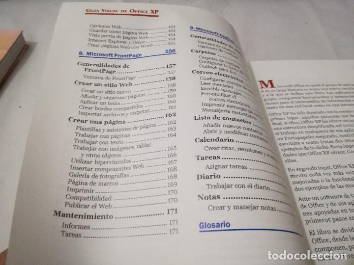 Libros de segunda mano: GUIA VISUAL DE OFFICE XP ANAYA - Foto 9