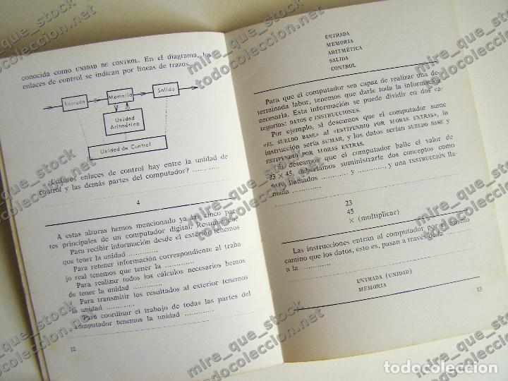 Libros de segunda mano: INTRODUCCI&Oacute;N A LA PROGRAMACI&Oacute;N DE COMPUTADORES - MANUALES TECNOL&Oacute;GICOS PARANINFO #18 1970 - Foto 3