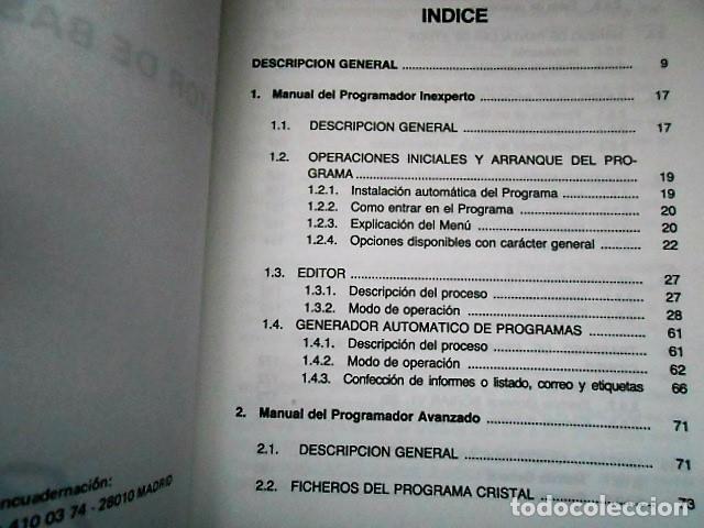 Libros de segunda mano: BORIAR. LENGUAJE Y GESTOR DE BASES DE DATOS. PROA 1991 - Foto 2