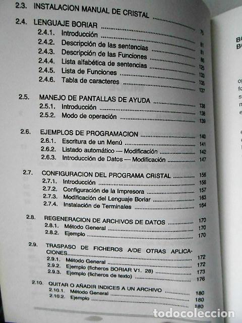Libros de segunda mano: BORIAR. LENGUAJE Y GESTOR DE BASES DE DATOS. PROA 1991 - Foto 3