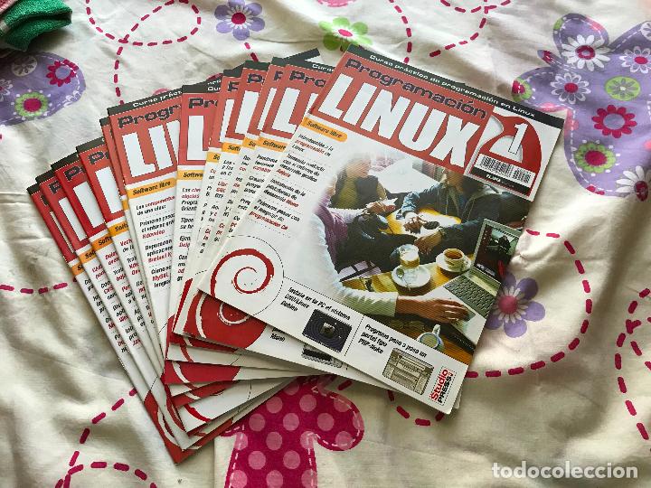 Libros de segunda mano: programacion linux 12 revistas de 1 al 12 - Foto 1