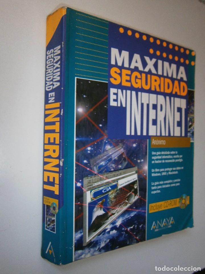 Libros de segunda mano: MAXIMA SEGURIDAD EN INTERNET Autor Anonimo Anaya Multimedia 1998 CON CD ROM TM - Foto 2