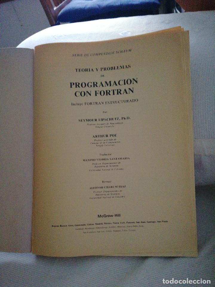 Libros de segunda mano: PROGRAMACI&Oacute;N CON FORTRAN SHAUM - Foto 2