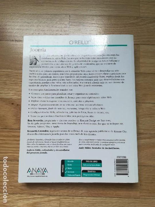 Libros de segunda mano: LIBRO JOOMLA - ANAYA - OREILLY - 2010 - Foto 2