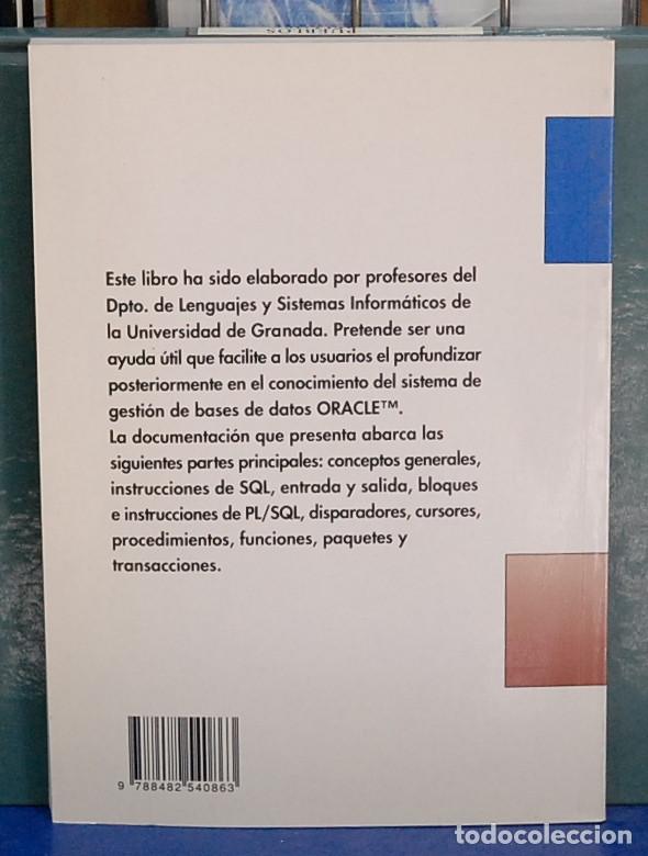 Libros de segunda mano: Uso de ORACLE 7: SQL y PL/SQL. Varios autores - Foto 2