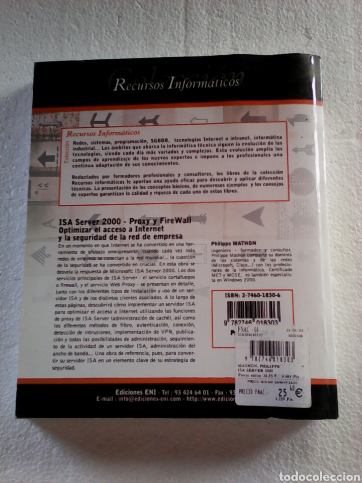 Libros de segunda mano: ISA Server 2000 Proxy y FireWall - Foto 2