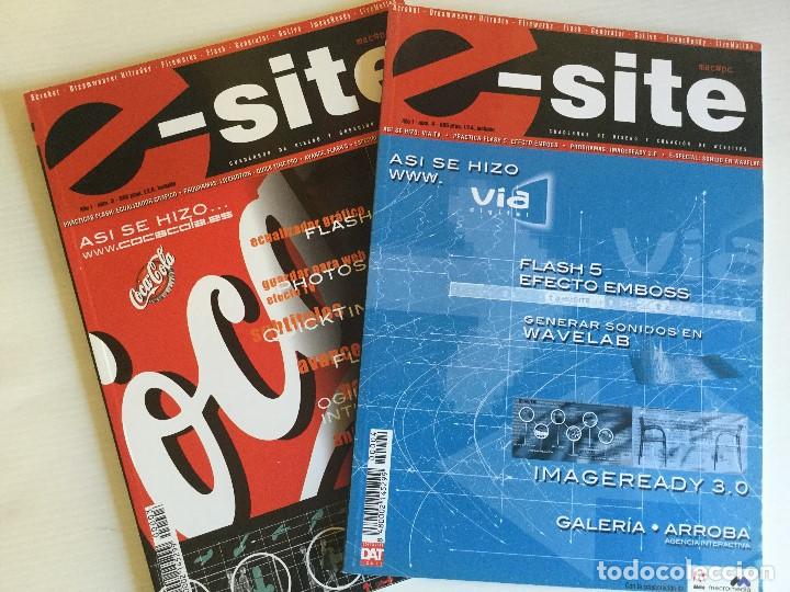 Libros de segunda mano: Lote 25 libros E-site &ndash; Mac & PC - Editorial Dat House - Websites - Foto 3