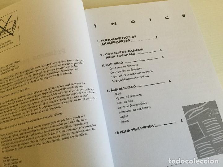 Libros de segunda mano: Primeros pasos con&hellip; Quark XPress &ndash; RA-MA &ndash; 1999 - Foto 4