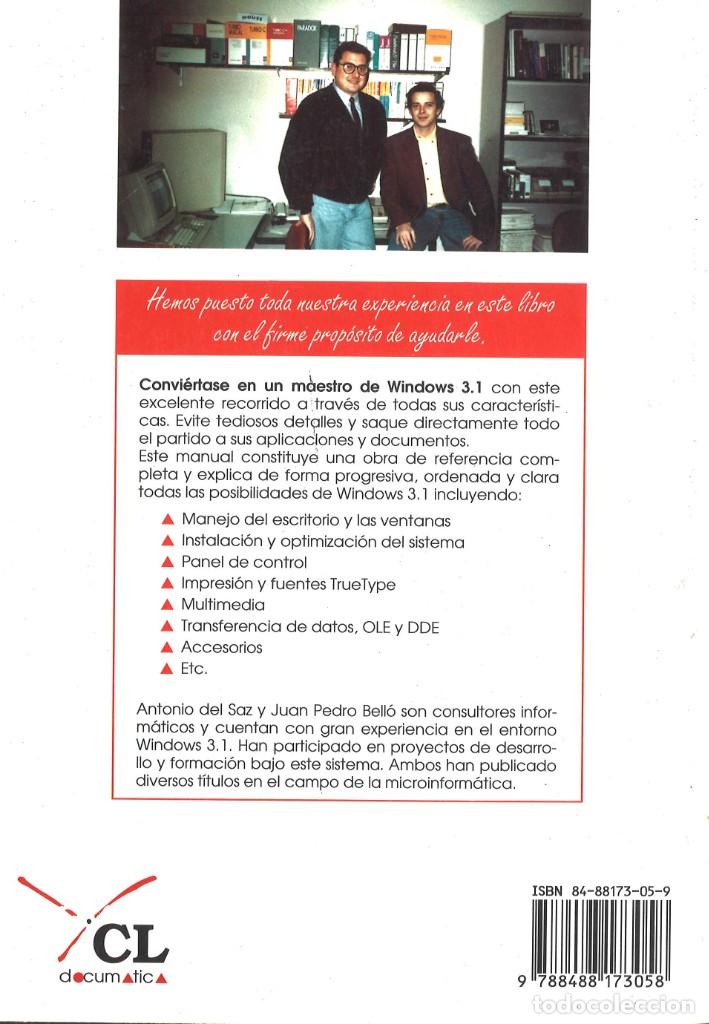 Libros de segunda mano: Todo Windows 3.1 1992 - Foto 2