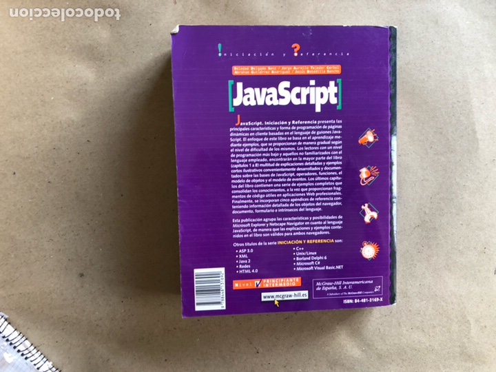 Libros de segunda mano: JAVA SCRIPT, INICIACI&Oacute;N Y REFERENCIA. VV.AA. OSBORNE MCGRAWHILL. 419 P&Aacute;GINAS. ILUSTRADO. - Foto 6