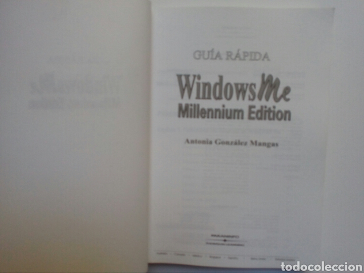 Libros de segunda mano: Inform&aacute;tica . Gu&iacute;a r&aacute;pida Windows Me Millennium Edition Antonia Gonz&aacute;lez - Foto 7