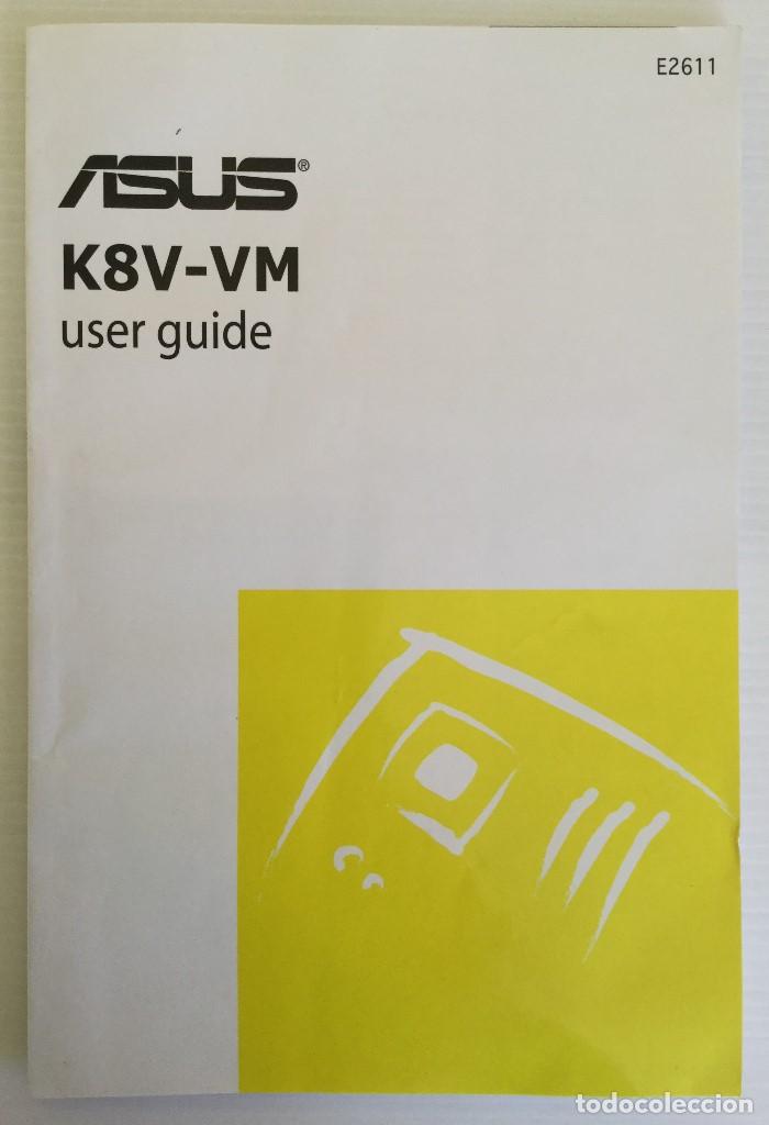 Libros de segunda mano: Manual placa base Asus K8V-VM &ndash; user guide - Motherboard - Foto 1
