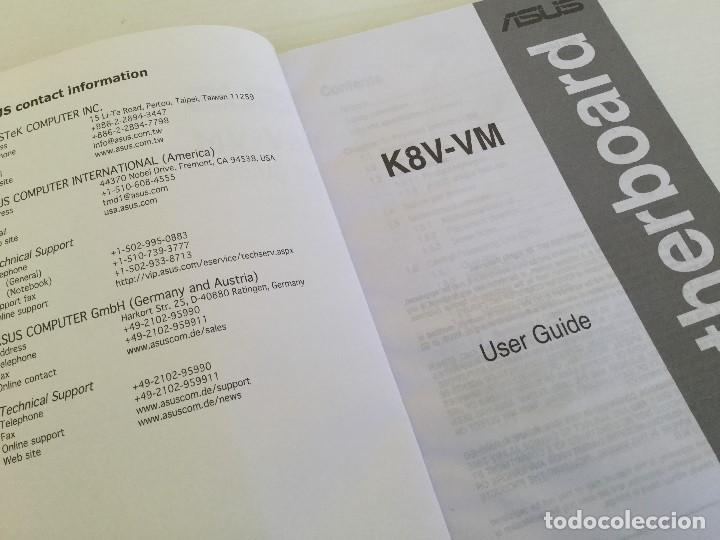 Libros de segunda mano: Manual placa base Asus K8V-VM &ndash; user guide - Motherboard - Foto 4