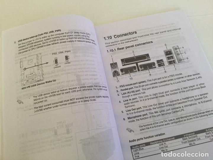 Libros de segunda mano: Manual placa base Asus K8V-VM &ndash; user guide - Motherboard - Foto 5