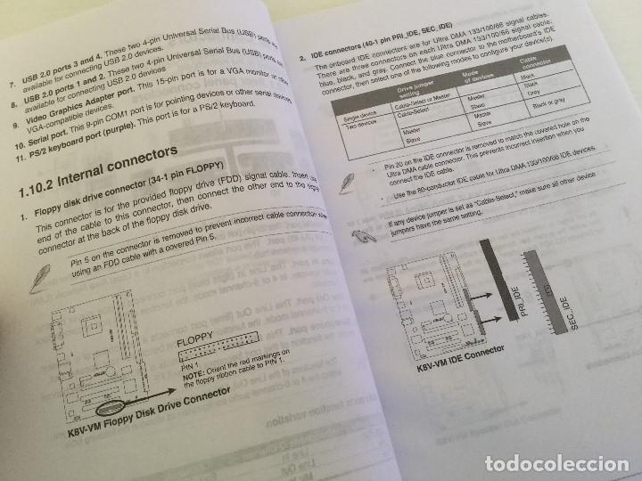 Libros de segunda mano: Manual placa base Asus K8V-VM &ndash; user guide - Motherboard - Foto 6