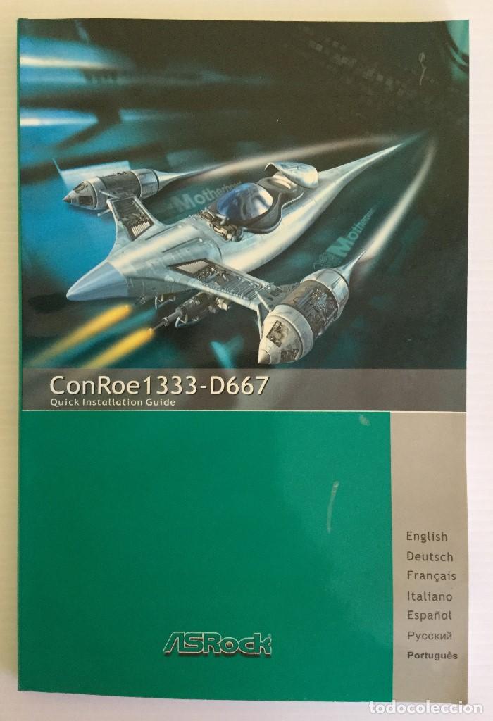 Libros de segunda mano: Manual placa base Asrock ConRoe1333-D667&ndash; user guide - Motherboard - Foto 1