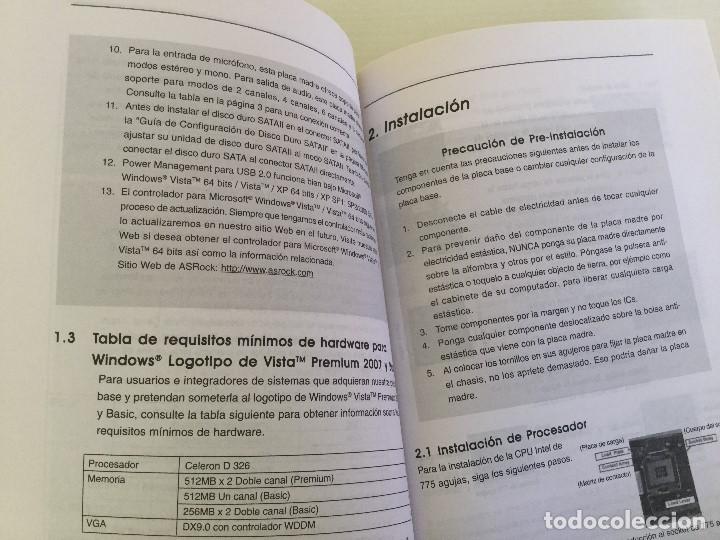 Libros de segunda mano: Manual placa base Asrock ConRoe1333-D667&ndash; user guide - Motherboard - Foto 4