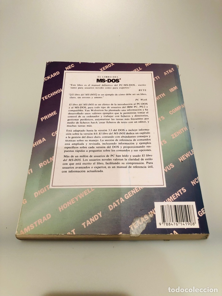 Libros de segunda mano: El libro del MS DOS 1989 - Foto 2