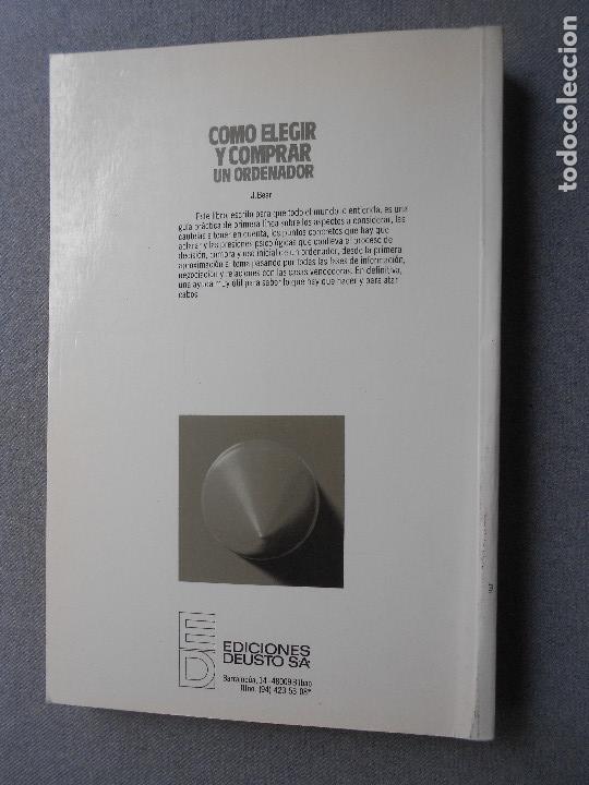 Libros de segunda mano: COMO ELEGIR Y COMPRAR UN ORDENADOR - Foto 3