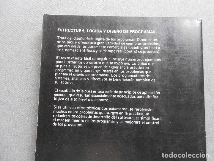 Libros de segunda mano: ESTRUCTURA, LOGICA Y DISE&Ntilde;O DE PROGRAMAS - Foto 4