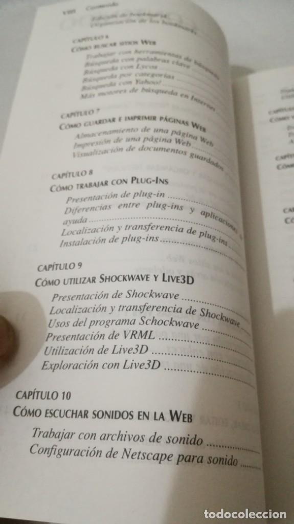 Libros de segunda mano: BIBLIOTECA PC PLUS  NETSCAPE COMMUNICATOR4 - Foto 7