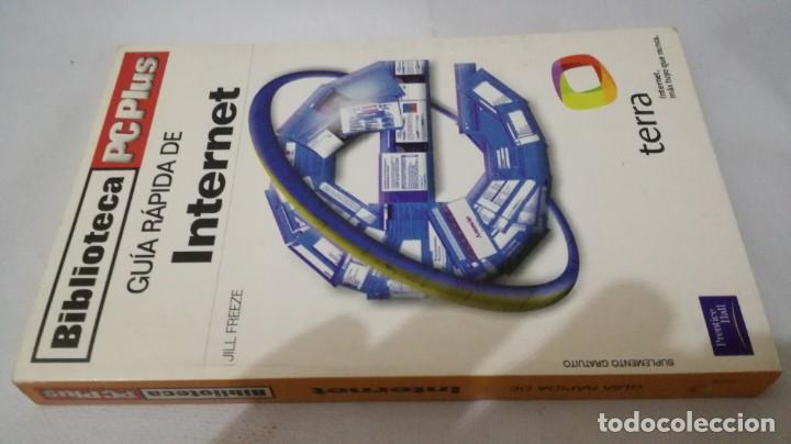 Libros de segunda mano: BIBLIOTECA PC PLUS GUIA RAPIDA DE INTERNET		PRENTICE HALL - Foto 1