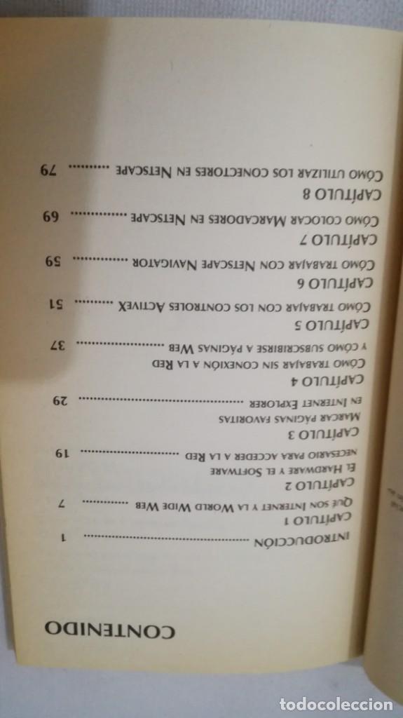 Libros de segunda mano: BIBLIOTECA PC PLUS GUIA RAPIDA DE NAVEGACION EN INTERNET		PRENTICE HALL - Foto 6