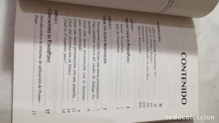 Libros de segunda mano: BIBLIOTECA PC PLUS POWERPOINT79 PRENTICE HALL - Foto 6