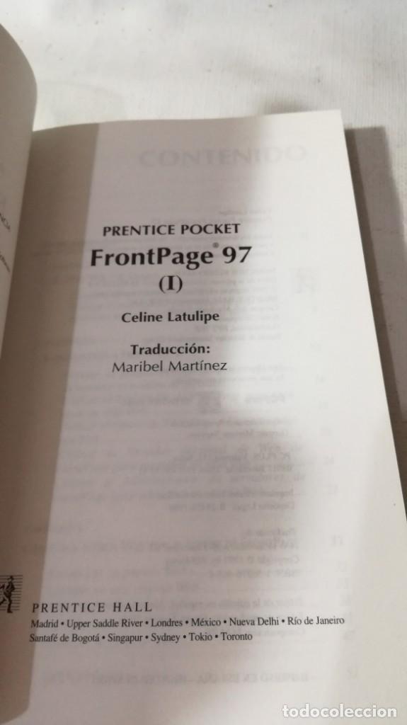 Libros de segunda mano: BIBLIOTECA PC PLUS FRONTPAGE97		PRENTICE HALL - Foto 3