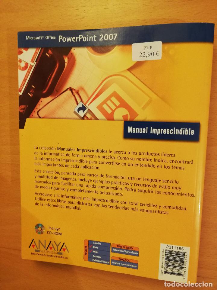 Libros de segunda mano: MANUAL IMPRESCINDIBLE MICROSOFT OFFICE POWER POINT 2007 (INCLUYE CD) - Foto 16