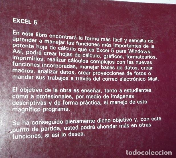 Libros de segunda mano: Excel 5 - Susana Linares (Editorial Paraninfo, 1994) - Foto 2