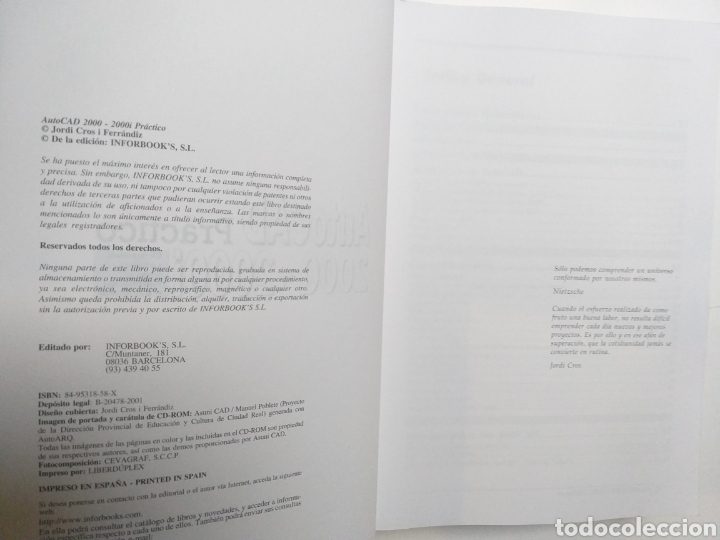 Libros de segunda mano: Inform&aacute;tica . AutoCAD pr&aacute;ctico 2000-2001 Jordi Cros - Foto 12