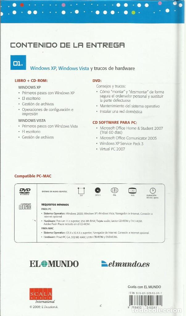 Libros de segunda mano: Computer & Web 01 informatica para todos. El curso definitivo   Un libro DVD+2 CD ROM - Foto 2