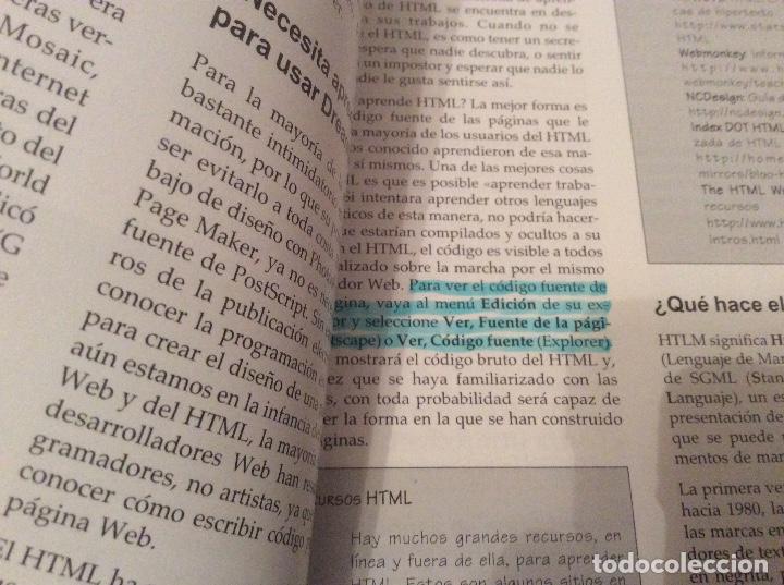 Libros de segunda mano: DREAMWEAVER 3 APRENDA A DISE&Ntilde;AR SITIOS WEB CON EJERCICIOS PRACTICOS ANAYA Sin cd - Foto 2