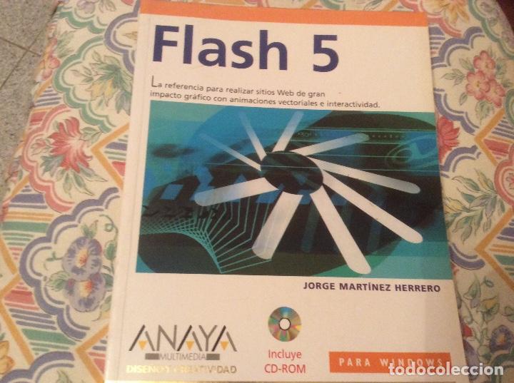Libros de segunda mano: FLASH 5. PARA WINDOWS. No INCLUYE CD-ROM. MARTINEZ HERRERO, JORGE. - Foto 1