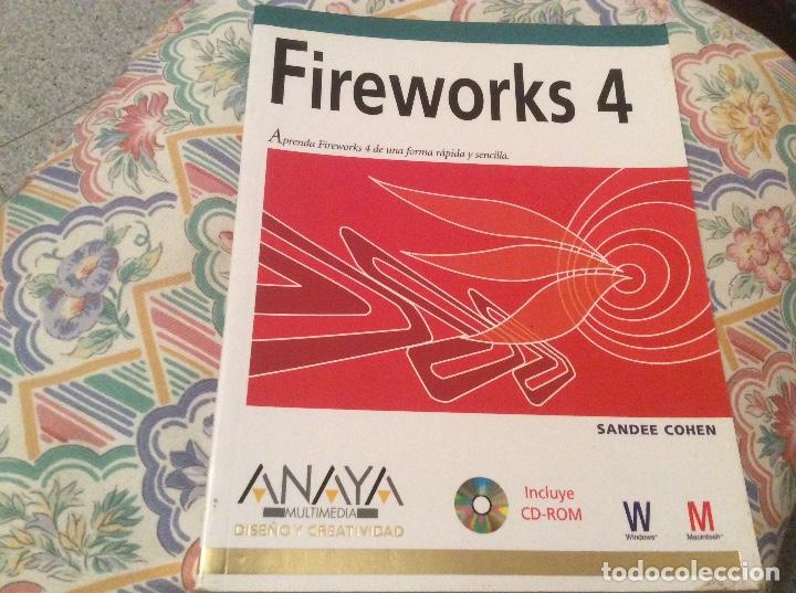 Libros de segunda mano: Fireworks 4 Sandee Cohen  incluye cd rom - Foto 1