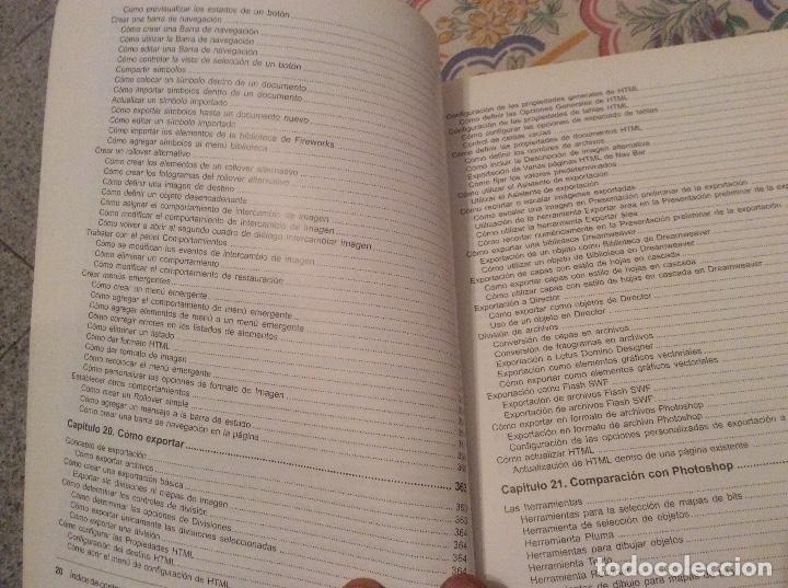 Libros de segunda mano: Fireworks 4 Sandee Cohen  incluye cd rom - Foto 10