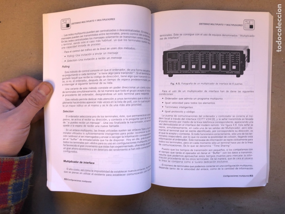 Libros de segunda mano: COMUNINACIONES (INTERFACES, MODEMS, PROTOCOLOS, REDES Y NORMAS). JOS&Eacute; M&ordf; HUIDOBRO.ED. PARANINFO 1990 - Foto 4
