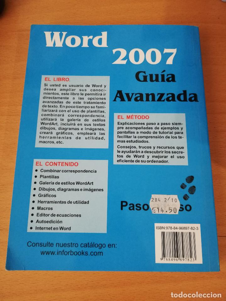 Libros de segunda mano: WORD 2007. GU&Iacute;A AVANZADA PASO A PASO (LUIS NAVARRO) - Foto 7